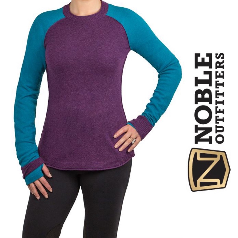 Nobel Outfitters Wool Blend Homerun Crew Sweater